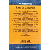 Professional's Law of Contract Bare Act [Edn. 2021]